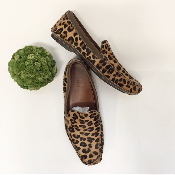 Cole Haan Shoes - COLE HAAN Genuine Calf Hair Leopard Loafers, 6M